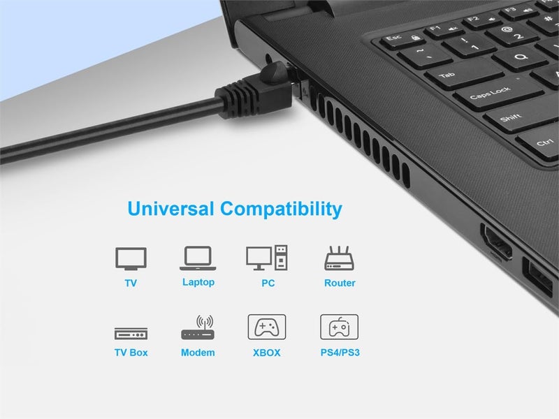 Monoprice 124311 Cat6A Ethernet Patch Cable - Network Internet Cord - RJ45, 550Mhz, STP, Pure Bare Copper Wire, 10G, 26AWG, 0.5ft, Black - Image 5